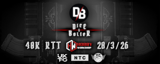 Dice & Bolter 40K RTT #3 @HobbyWorkshop  - 28th March