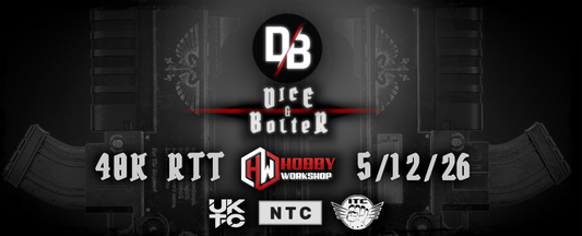 Dice & Bolter 40K RTT #6 @HobbyWorkshop  - 5th December
